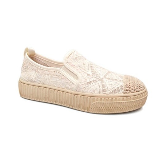 Damskie Espadryle na platformie Loretta Vitale W1902 beżowe