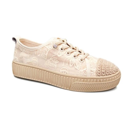 Trampki ażurowe Loretta Vitale beżowe