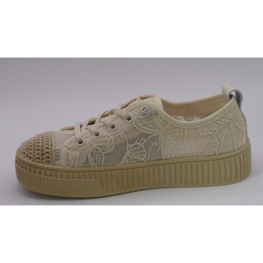 Trampki ażurowe Loretta Vitale beżowe
