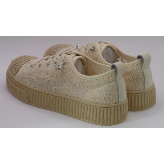 Trampki ażurowe Loretta Vitale beżowe