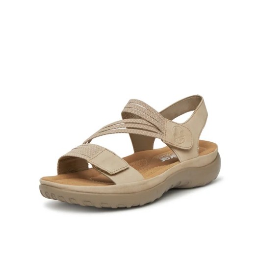 Oryginalny sandał Rieker64870-62 beż