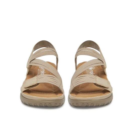 Oryginalny sandał Rieker64870-62 beż