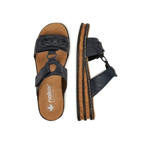 Oryginalne klapki Rieker 62936-14 – wygoda, styl i technologia Antistress