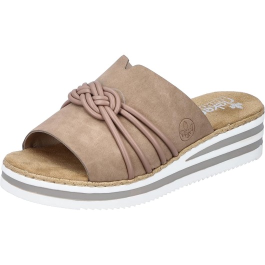 Klapki damskie Rieker V0297-62 – stylowe, wygodne i idealne na lato