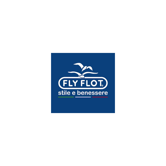 Fly Flot 77 J01 WC – białe skórzane klapki zdrowotne, wygodne i profilowane