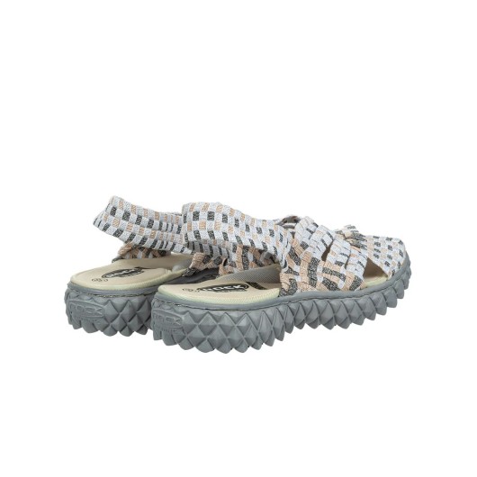 Sandały Rock Dakota Rose Platinum 032055, Szary, Materiał