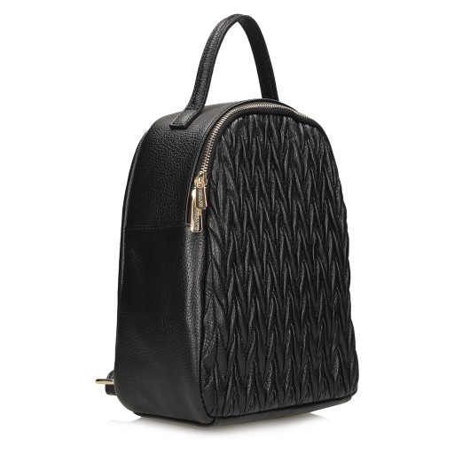 Plecak skórzany Toscanio czarny