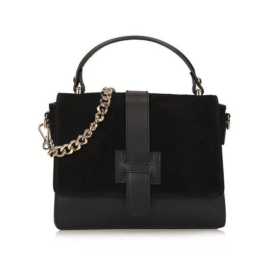 Torebka skórzana Toscanio G03 czarna