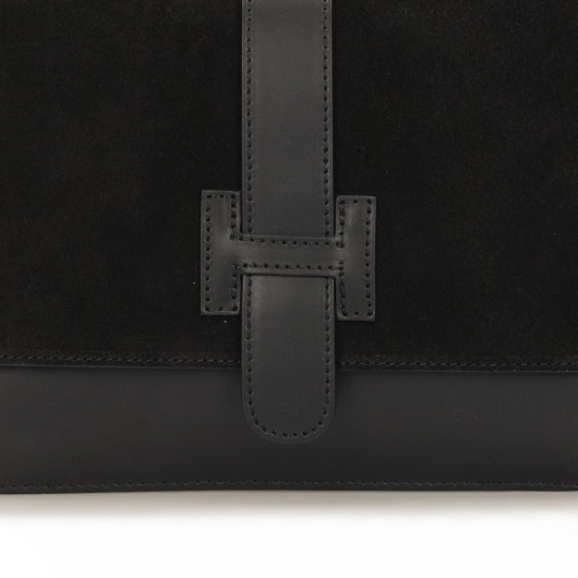 Torebka skórzana Toscanio G03 czarna