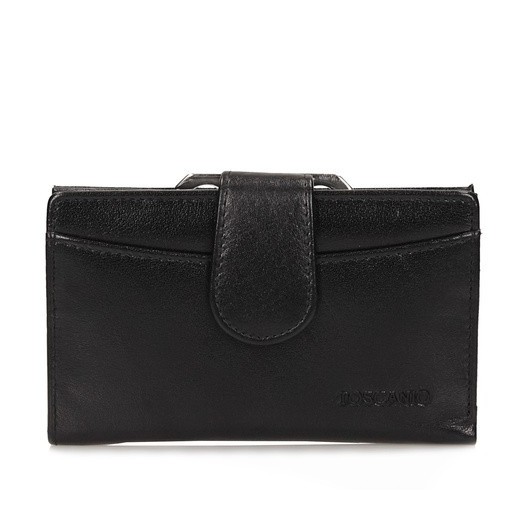 Skórzany portfel damski Toscanio T1126 czarny