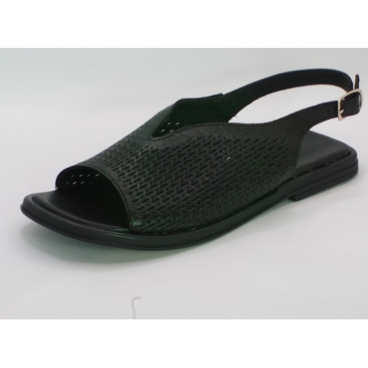 Sandały damskie Brodacz czarne skórzane – klasyka i komfort na lato