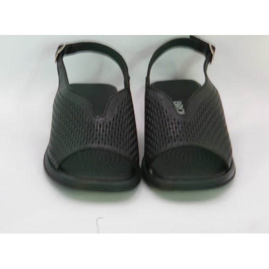 Sandały damskie Brodacz czarne skórzane – klasyka i komfort na lato