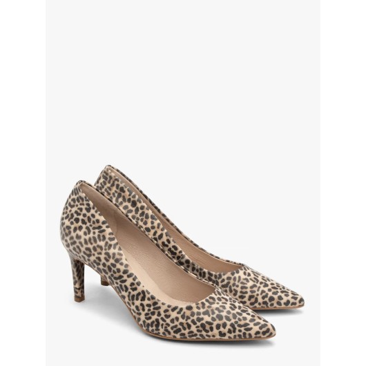 Czółenka damskie w panterke Ryłko Estima 7Y202 T7 – Klasyka i wygoda w eleganckim wydaniu