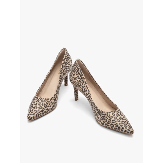 Czółenka damskie w panterke Ryłko Estima 7Y202 T7 – Klasyka i wygoda w eleganckim wydaniu