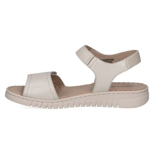 Sandały damskie skórzane Caprice 9-28103-44 Pearl – styl, lekkość i komfort