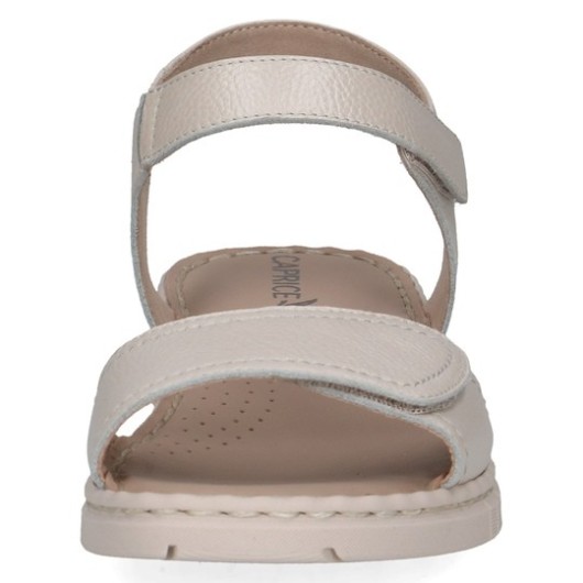 Sandały damskie skórzane Caprice 9-28103-44 Pearl – styl, lekkość i komfort