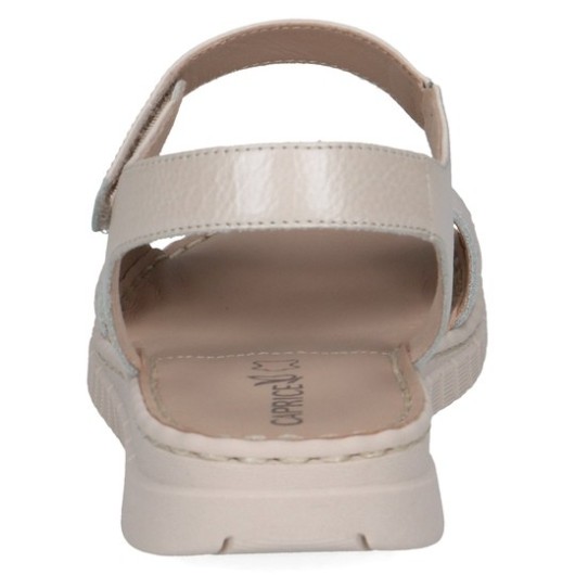 Sandały damskie skórzane Caprice 9-28103-44 Pearl – styl, lekkość i komfort