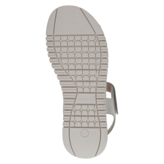 Sandały damskie skórzane Caprice 9-28103-44 Pearl – styl, lekkość i komfort