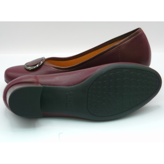 Czółenka GALANT 4010 bordowe skórzane – klasyka i komfort od polskiego producenta