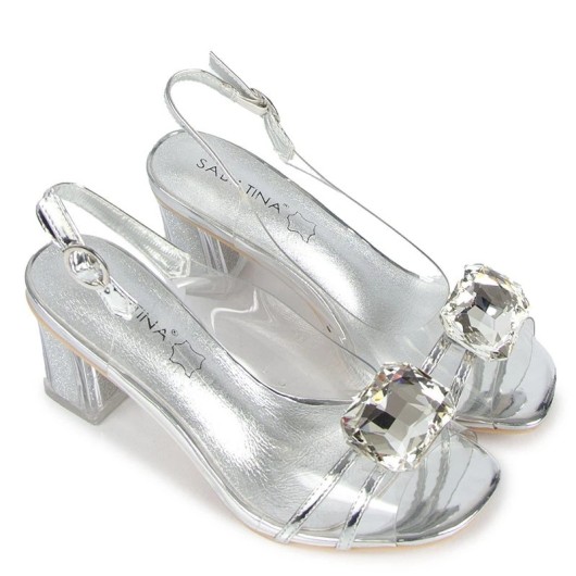 Sandały Sabatina 985-7 Silver – elegancja i wygoda w srebrnym wydaniu