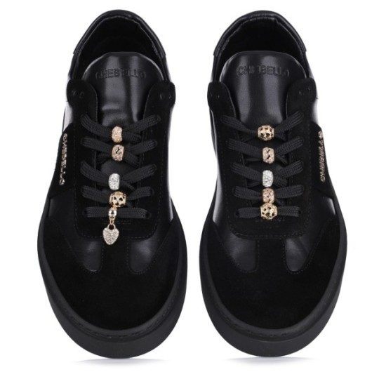 Sneakersy damskie CheBello 4812___-034-002-PSK-S67 czarny