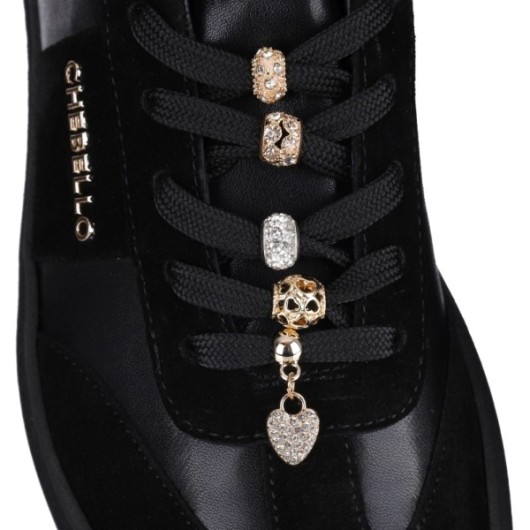 Sneakersy damskie CheBello 4812___-034-002-PSK-S67 czarny