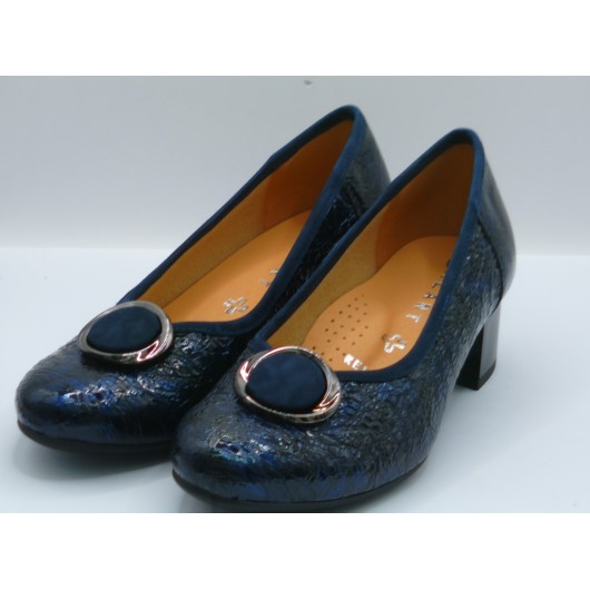 Czółenka damskie Galant 992 granat