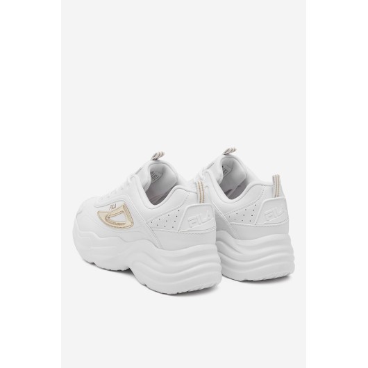 Białe sneakersy Fila