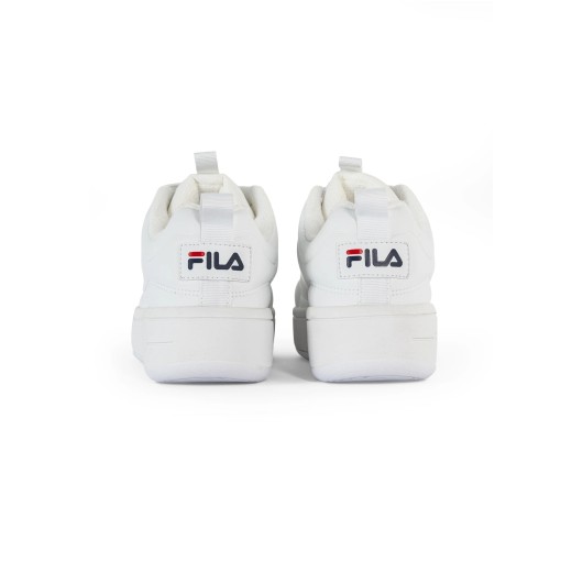 Białe sneakersy Fila damskie