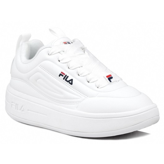 Białe sneakersy Fila damskie