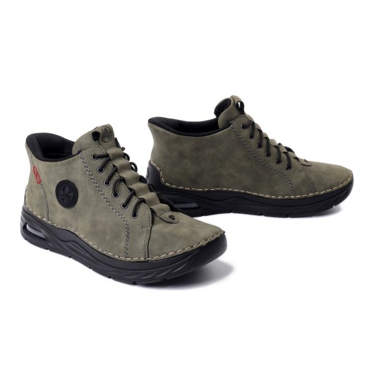 Półbuty damskie Rieker 44550-54 – zielone