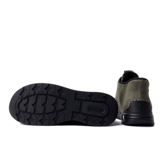 Półbuty damskie Rieker 44550-54 – zielone