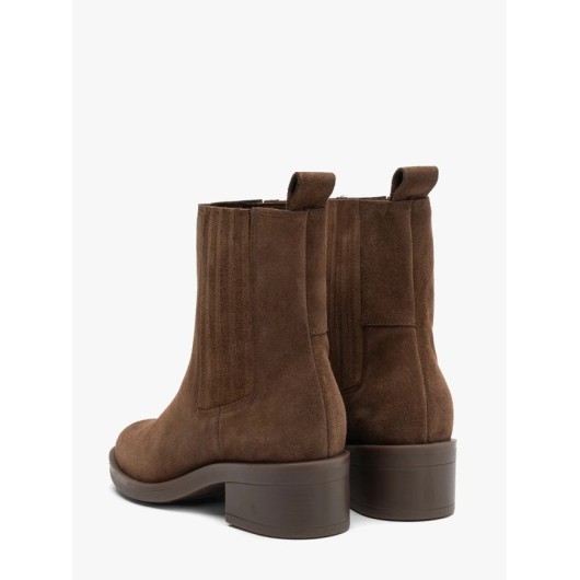 Ryłko Nowość Brązowe ocieplane sztyblety