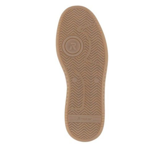 Casualowe botki damskie Rieker W1971-80 białe na platformie