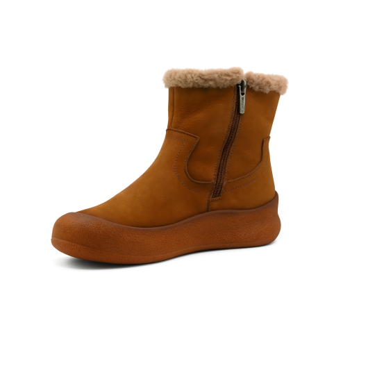 Botki damskie Loretta Vitale – skórzane, ocieplane, wygodne