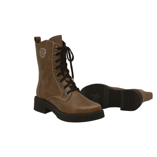 Workery długie skórzane Jaromin w kolorze ciemnej zieleni – modne, wygodne i solidne buty na co dzień i wyjątkowe okazje.