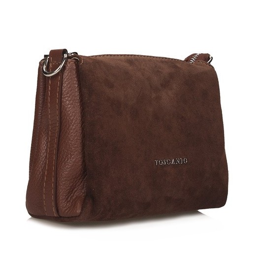 Torebka skórzana Toscanio G91 C.Brąz