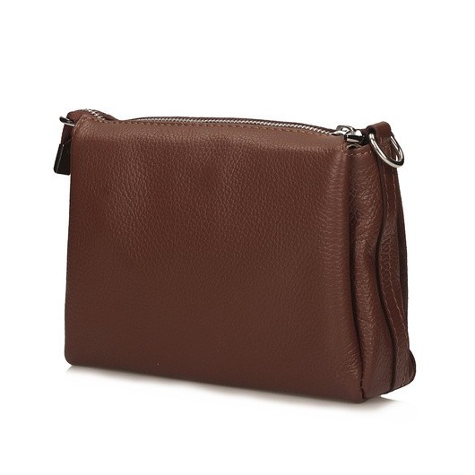 Torebka skórzana Toscanio G91 C.Brąz