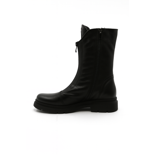 Workery skórzane Brodacz 7678 czarne