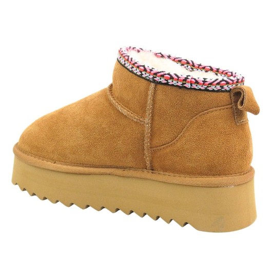 Ciepłe skórzane zimowe mukluki, eskimoski T.Sokolski