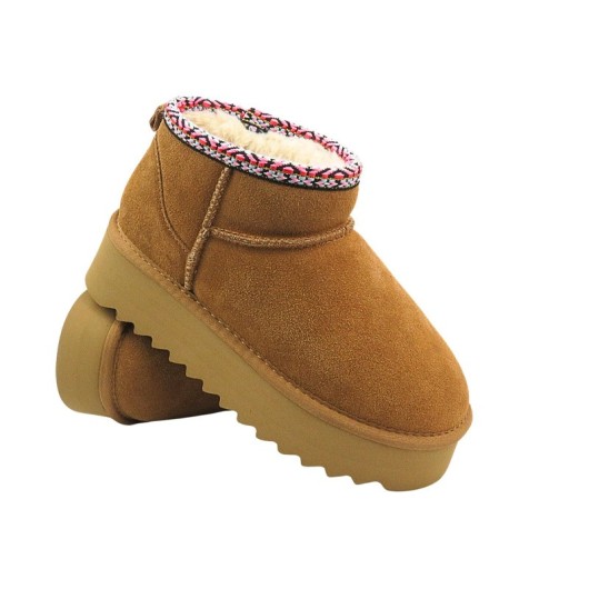 Ciepłe skórzane zimowe mukluki, eskimoski T.Sokolski