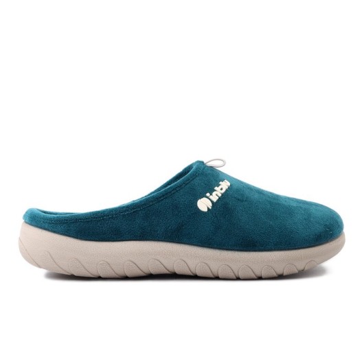 Kapcie damskie INBLU ET-37-033 ciemny zielony – wygodne i ciepłe kapcie domowe