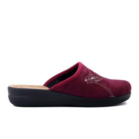 Inblu CF-48-066 śliwkowe kapcie damskie – wygodne pantofle domowe