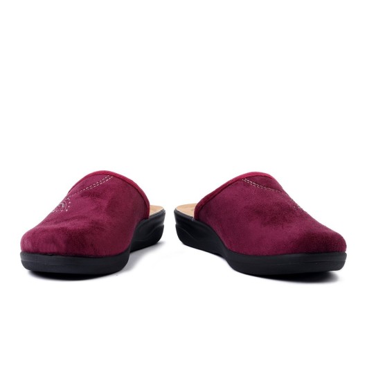 Inblu CF-48-066 śliwkowe kapcie damskie – wygodne pantofle domowe