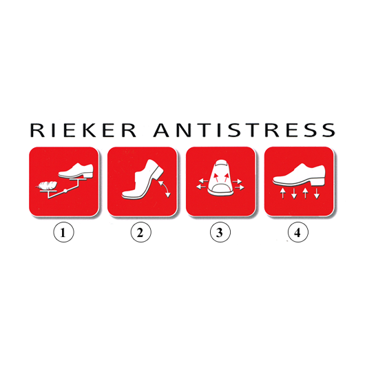 Skórzane trzewiki Rieker N1331-00 – komfort, elegancja i niezawodność