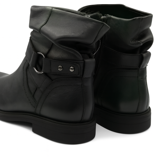 Skórzane botki Next – grafitowe-Hit