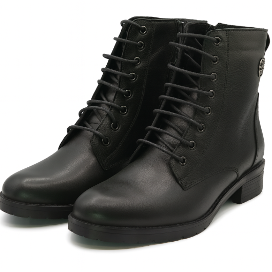 Czarne skórzane botki damskie T. Sokolski Z25-348 BLK – klasyka i komfort