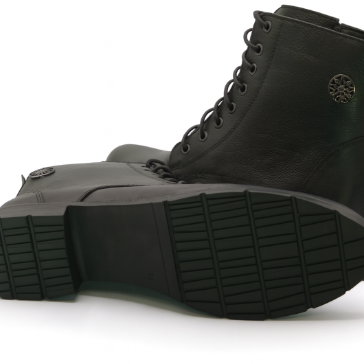 Czarne skórzane botki damskie T. Sokolski Z25-348 BLK – klasyka i komfort