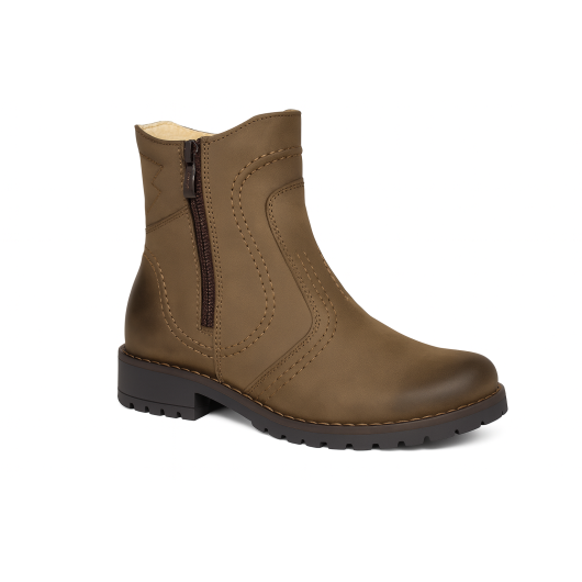 Skórzane botki But-Bal w kolorze zieleni – komfort i styl na co dzień