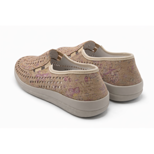 Półbuty damskie Comfortabel skórzane – szerokie, oddychające, perforowane – komfort na lato